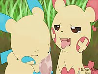 Young virgin pikachu looking hot getting her ass holes wrecked 