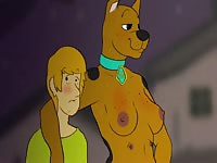 Horny scooby doo girl got her ass fucked by hot fred