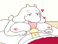 White busty animal MILF deepthroating her husband's giant cock