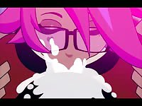 Big tits emo hentai chick got smashed in the gym