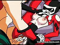Intense cartoon sex with ladies getting creamed by superheroes